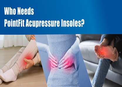 Acupressure Massage Insoles for Leg Care - Reflexology Insoles for Daily Foot Comfort