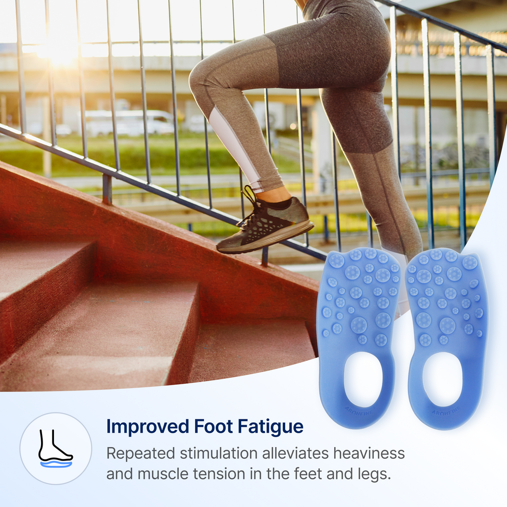Archfine Pointfit Insole (1 Pair) – Acupressure Massage Insoles for Everyday Leg Care