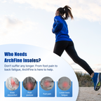 Archfine Insole – Premium Arch Support Insoles (1 Pair) for Men & Women