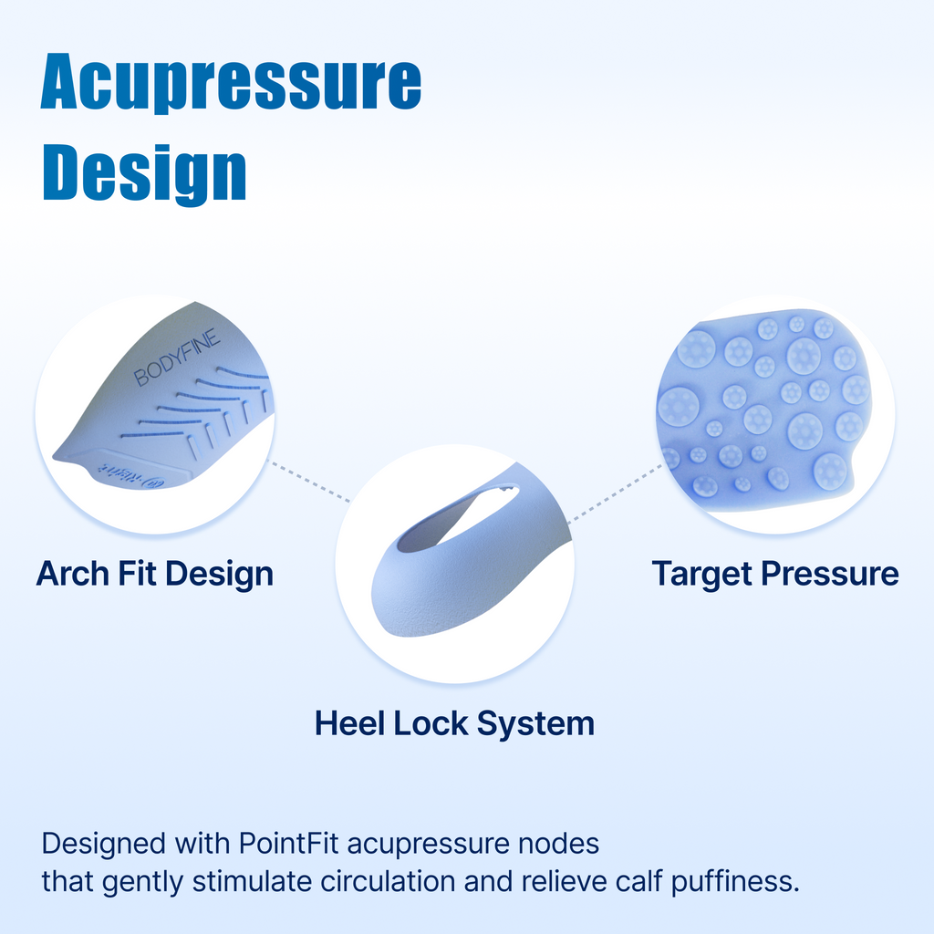 Archfine Pointfit Insole (1 Pair) – Acupressure Massage Insoles for Everyday Leg Care