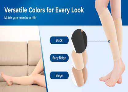 Medical Compression Stockings for Circulation - Graduated Support Socks for Swelling Relief