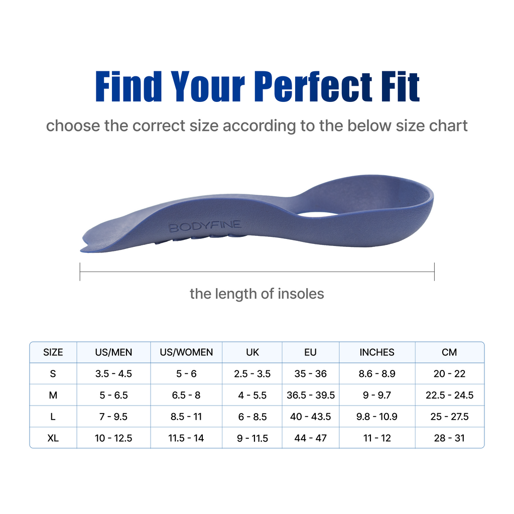 Archfine Insole – Premium Arch Support Insoles (1 Pair) for Men & Women