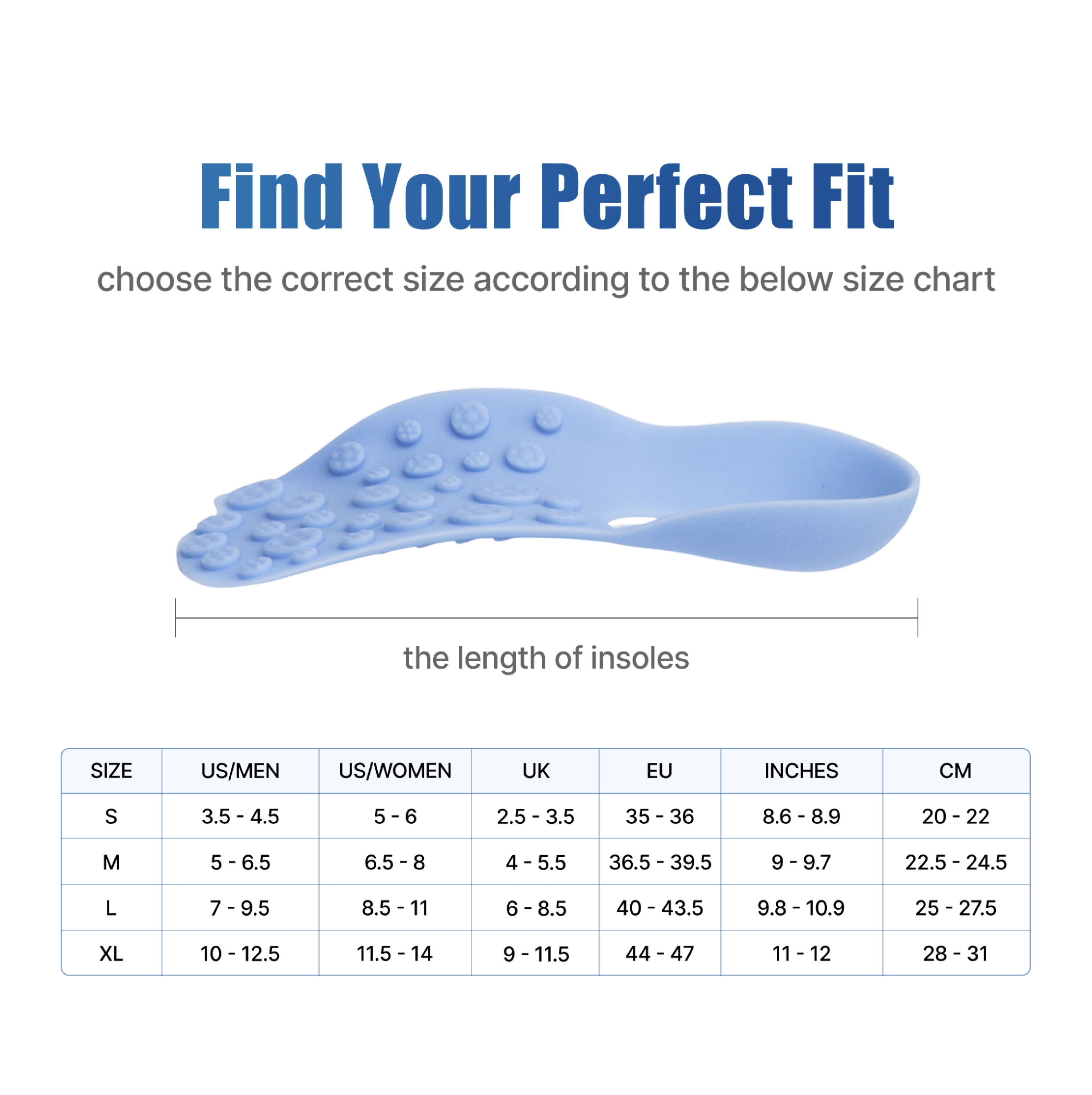 Archfine Pointfit Insole (1 Pair) – Acupressure Massage Insoles for Everyday Leg Care